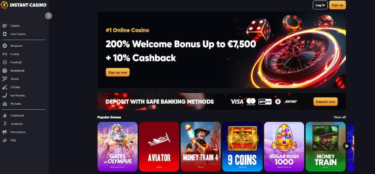 Instant Casino – Beste keuze voor sportwedders